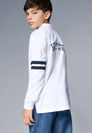 Tommy Hilfiger MIXED GRAPHIC  - Bluză cu mânecă lungă - white