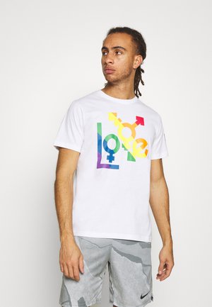 HMLLOVE - Camiseta estampada - white/multicolor