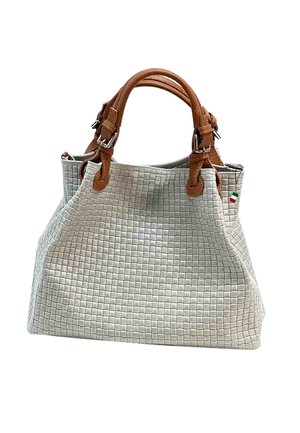 DrachenLeder Handbag - grau braun
