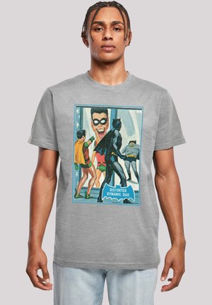 DC COMIS SUPERHELDEN BATMAN TV SERIE DYNAMIC DUO - Print T-shirt - heather grey