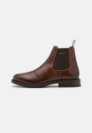 FAIRKON - Classic ankle boots - cognac