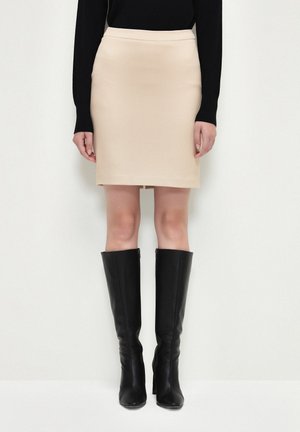 Minijupe - beige