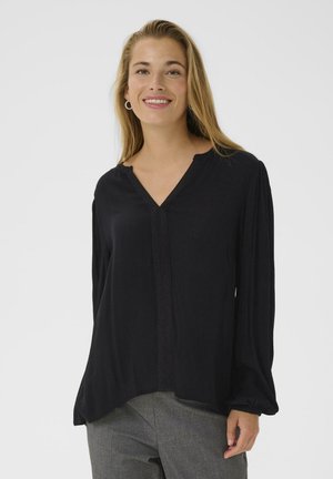 STINE AMBER - Bluză - black deep