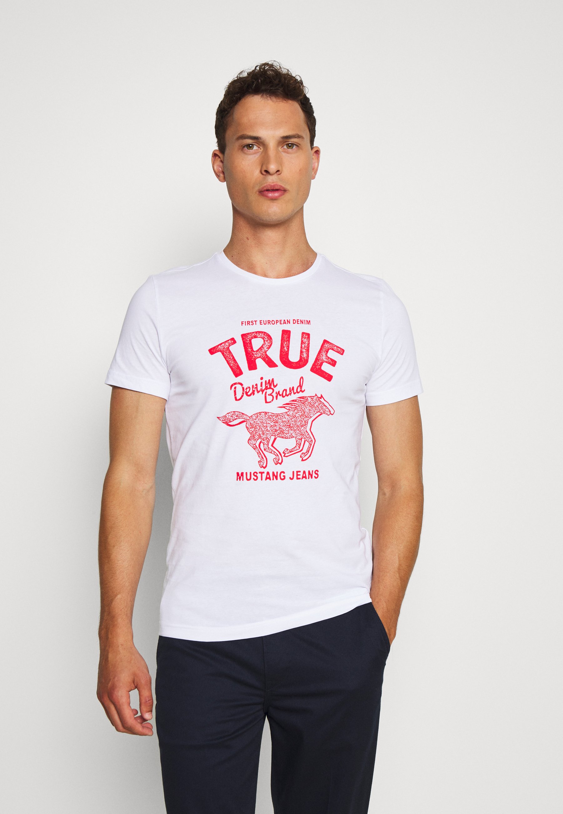t shirt mustang true denim