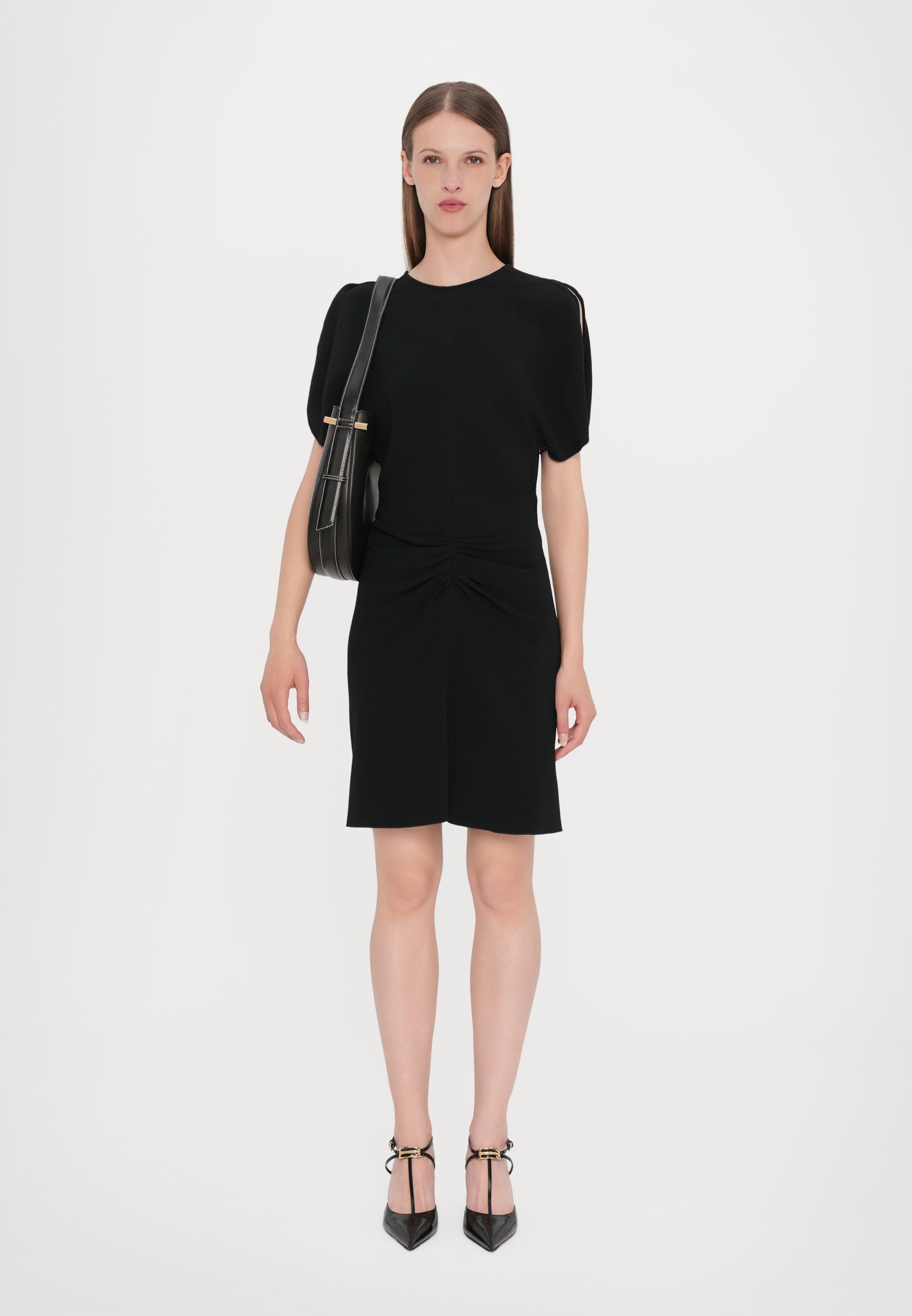Victoria Beckham GATHERED WAIST MINI DRESS - Day dress