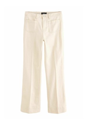 PATCH POCKET WIDE LEG - Relaxed fit -farkut - ecru