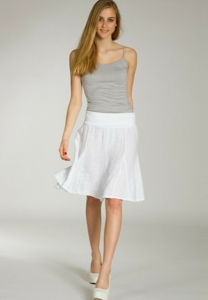 A-line skirt - weiss