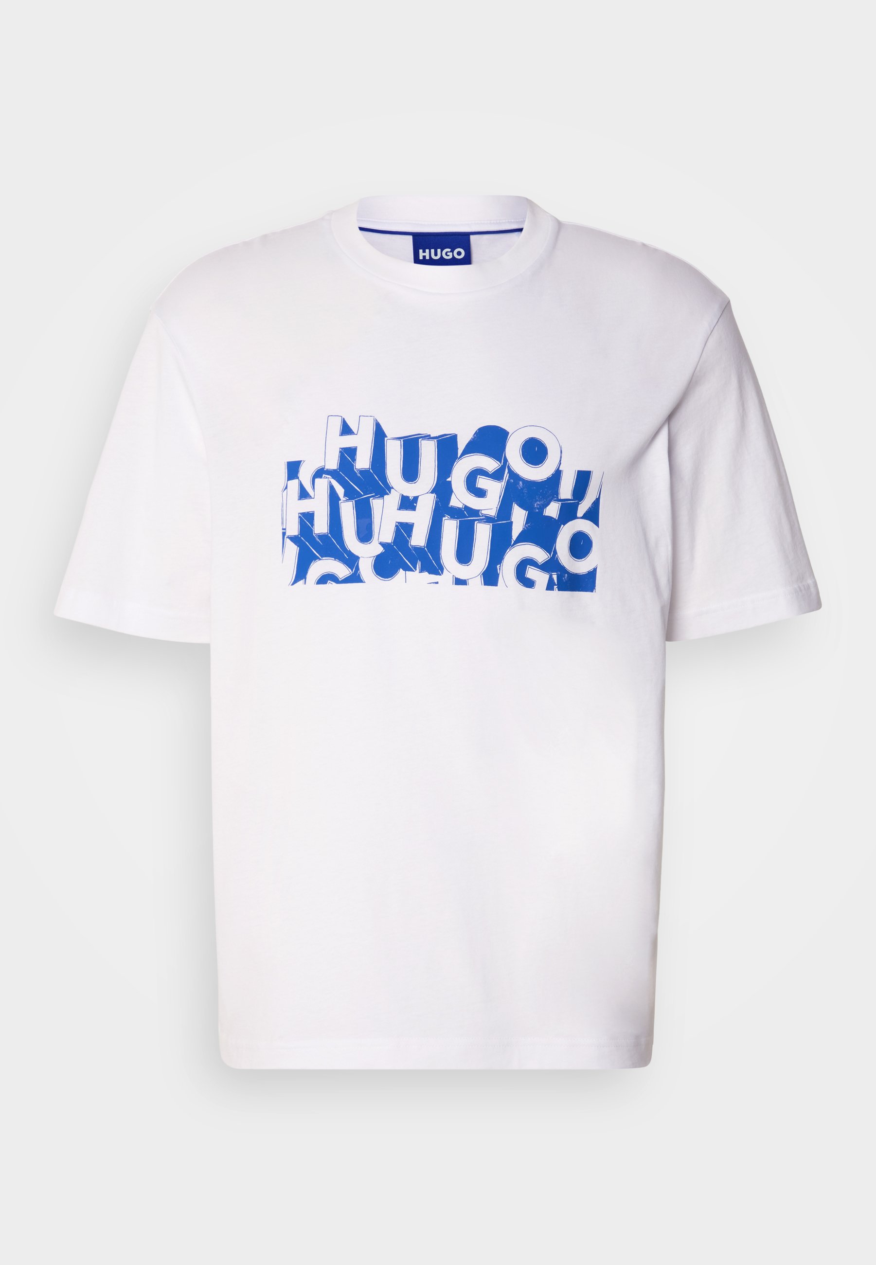 HUGO NAFRALO - Print T-shirt - white - Zalando