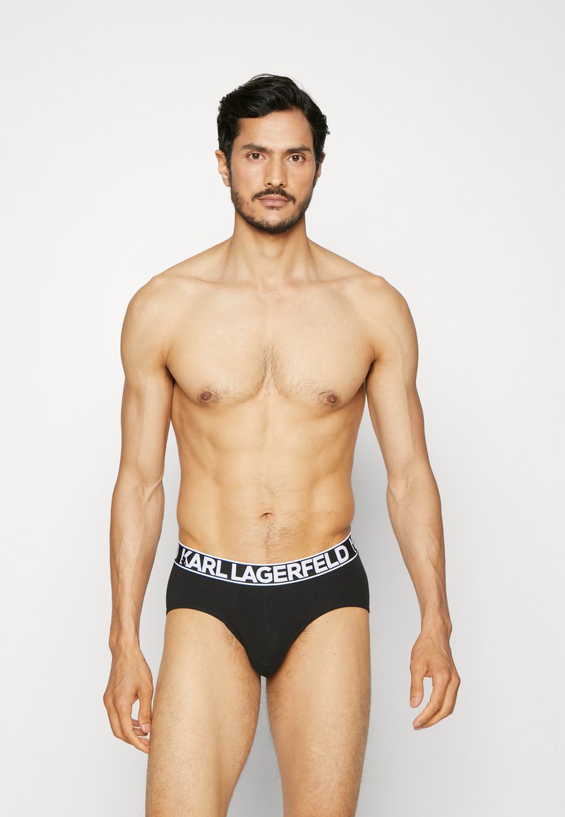 KARL LAGERFELD FULL ELASTIC BRIEF SET (PACK OF 3) Slip black/white