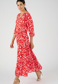 Damart Vestido largo - rouge fleuri