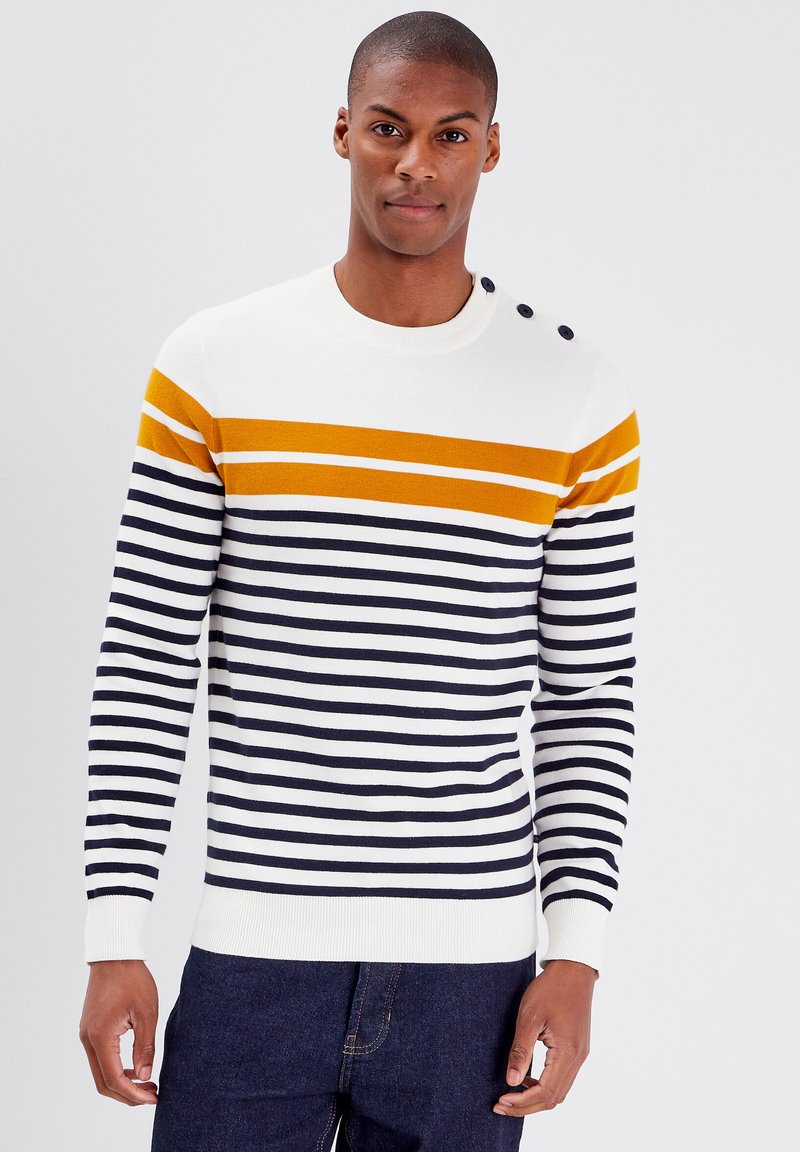 BONOBO Jeans ÖKOFREUNDLICHER Maglione ecru/beige Zalando.it