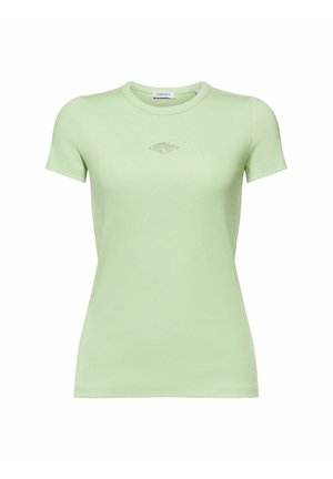 Print T-shirt - light green