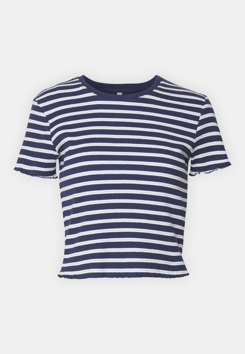 Only T-shirt print blauw Only T-shirt print blauw