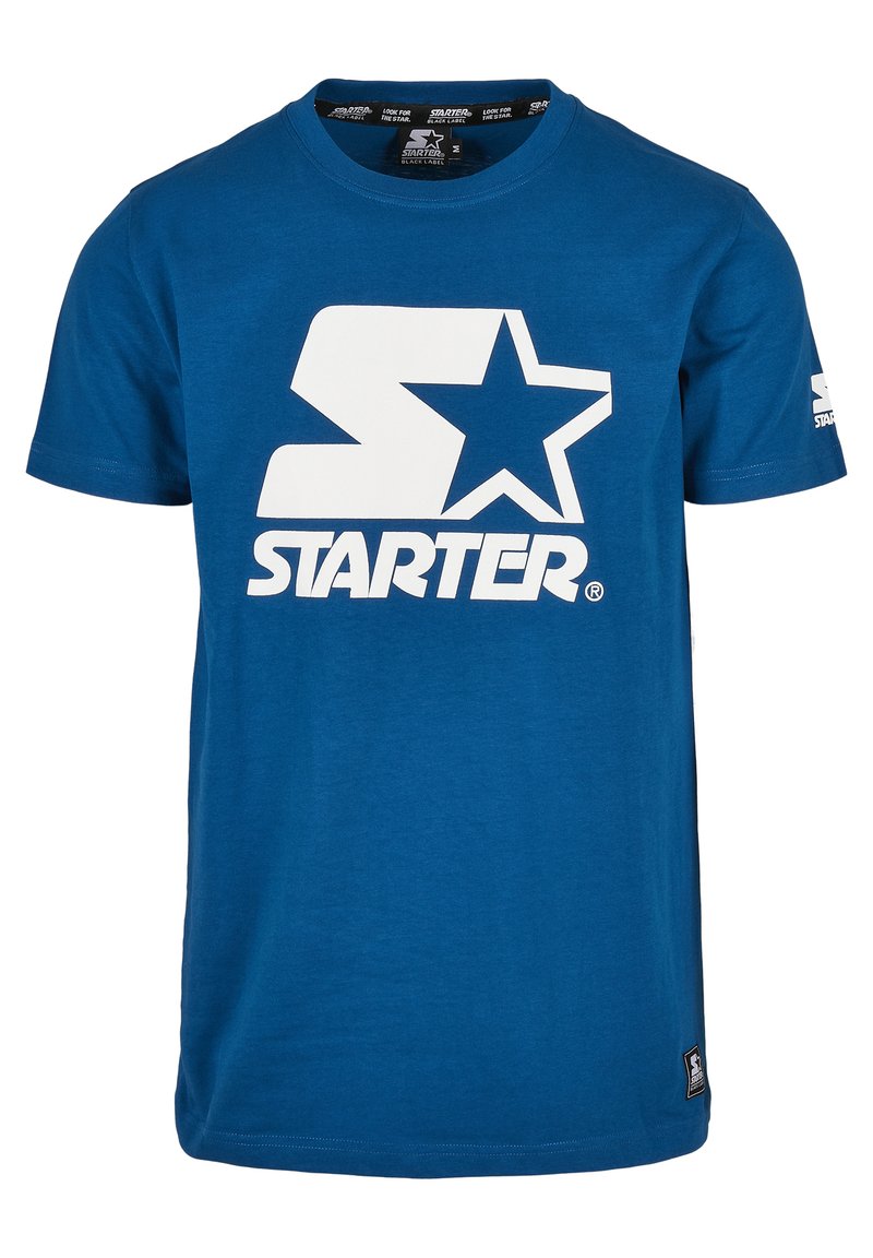 Starter T-shirt print blauw