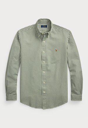 Polo Ralph Lauren CUSTOM FIT GINGHAM OXFORD SHIRT - Skjorta - shamrock/white