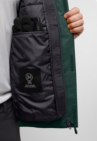 Jack Wolfskin JASPER 3IN1 - Regenjas - black olive