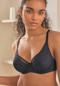 Next DD+ NON PAD PLUNGE - Trīsstūrveida krūšturis - navy blue