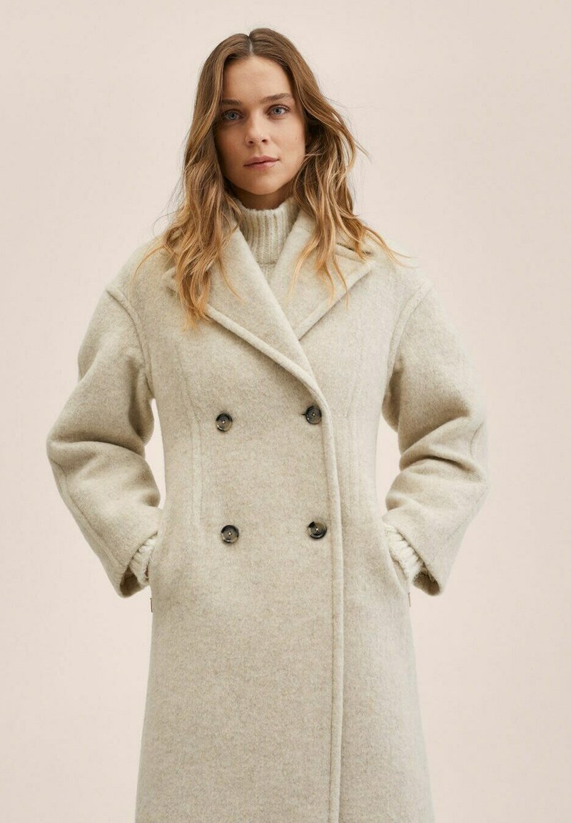 Damen Parkas | Mango HABANA Klassischer Mantel sand - TZ29391 Damen Parkas | Mango HABANA Klassischer Mantel sand - TZ29391