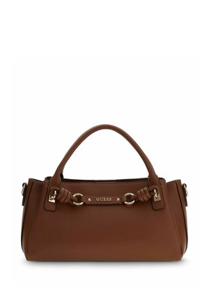 Guess, CAMELIA 3 COMP SATCHEL - Sac à main - cognac