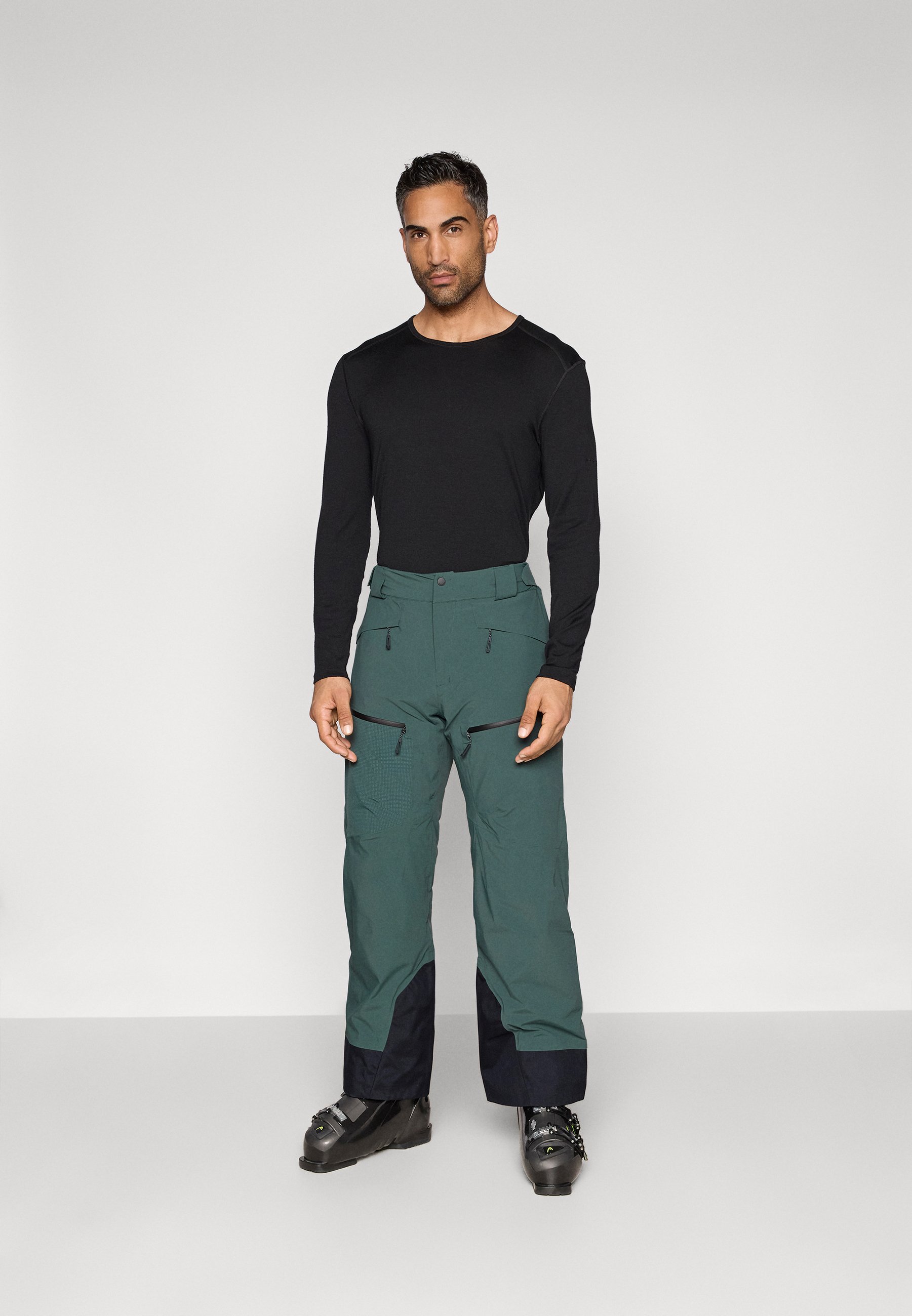 Salomon SPECTRAL PANT - Pantalones de esquí - green gables/verde