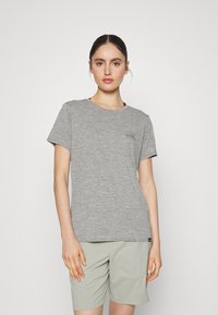 Patagonia - CAP COOL DAILY GRAPHIC - Sports T-shirts - feather grey Miniaturebillede 1