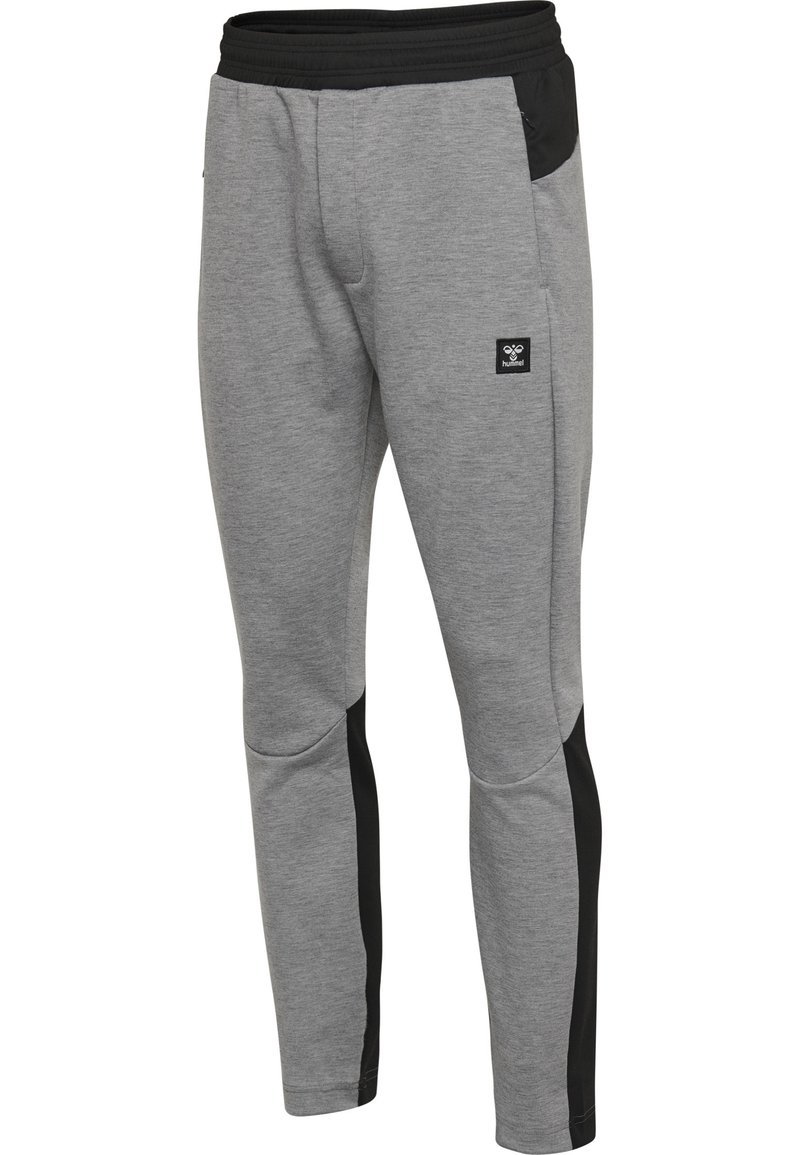 Herren Chinos | Hummel HMLTROPPER Jogginghose grey melange/grau-meliert - EA46323 Herren Chinos | Hummel HMLTROPPER Jogginghose grey melange/grau-meliert - EA46323