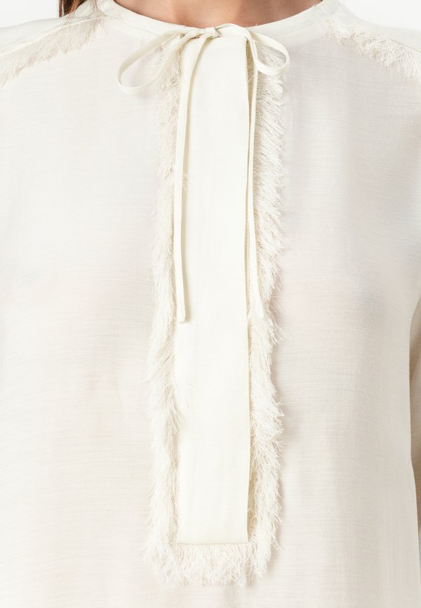 RASCHE REFINED FRINGES - Blouse - jet stream4