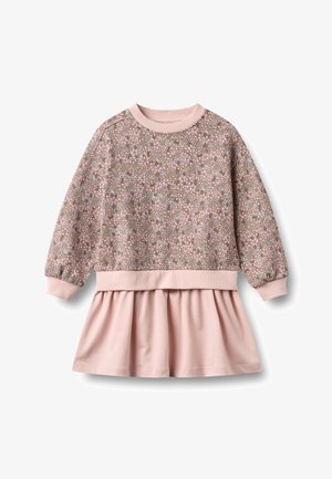 Wheat, Robe de jour - rose brown flowers