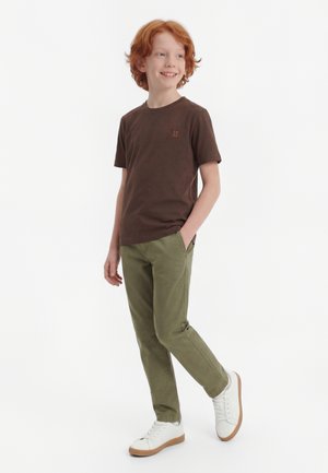 Les Deux NORREGAARD KIDS UNISEX - T-shirt basic - slate brown