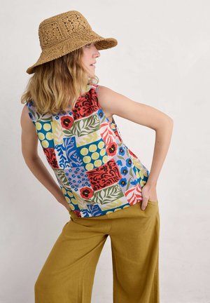 STUDY - Top - multi headland patchwork mix