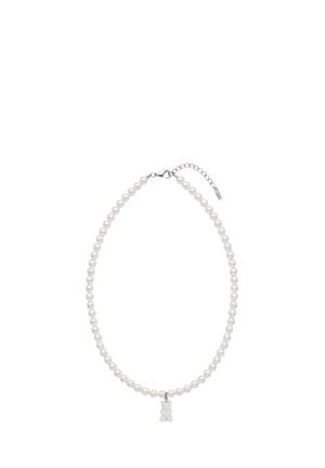 FAINZ MONO BEAR PEARL CHAIN UNISEX - Collar - steel white