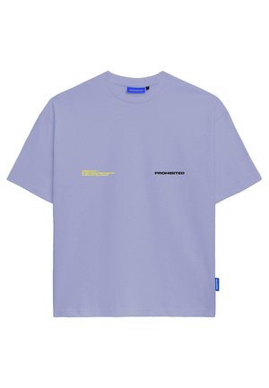 PROHIBITED T-shirt con stampa - purple