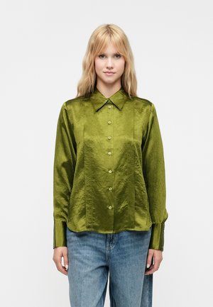 SLFSELENE PANEL SHIRT - Gombos blúz - avocado