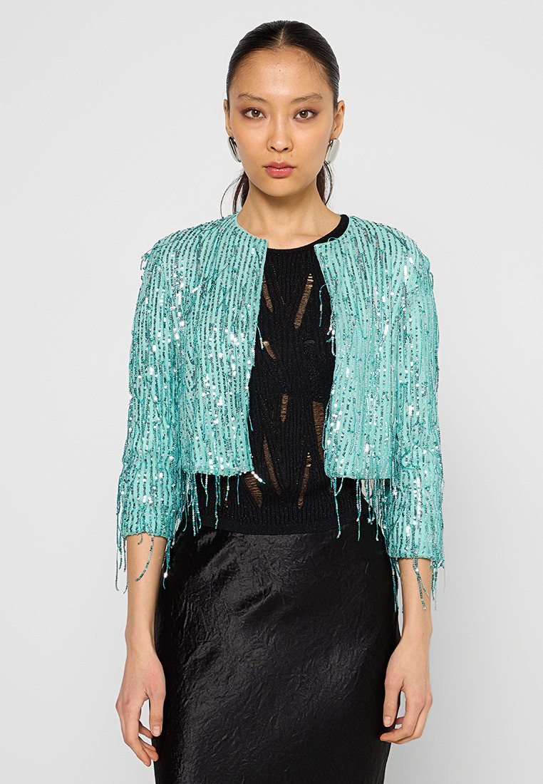 LIU JO Lichte jas turquoise LIU JO Lichte jas turquoise