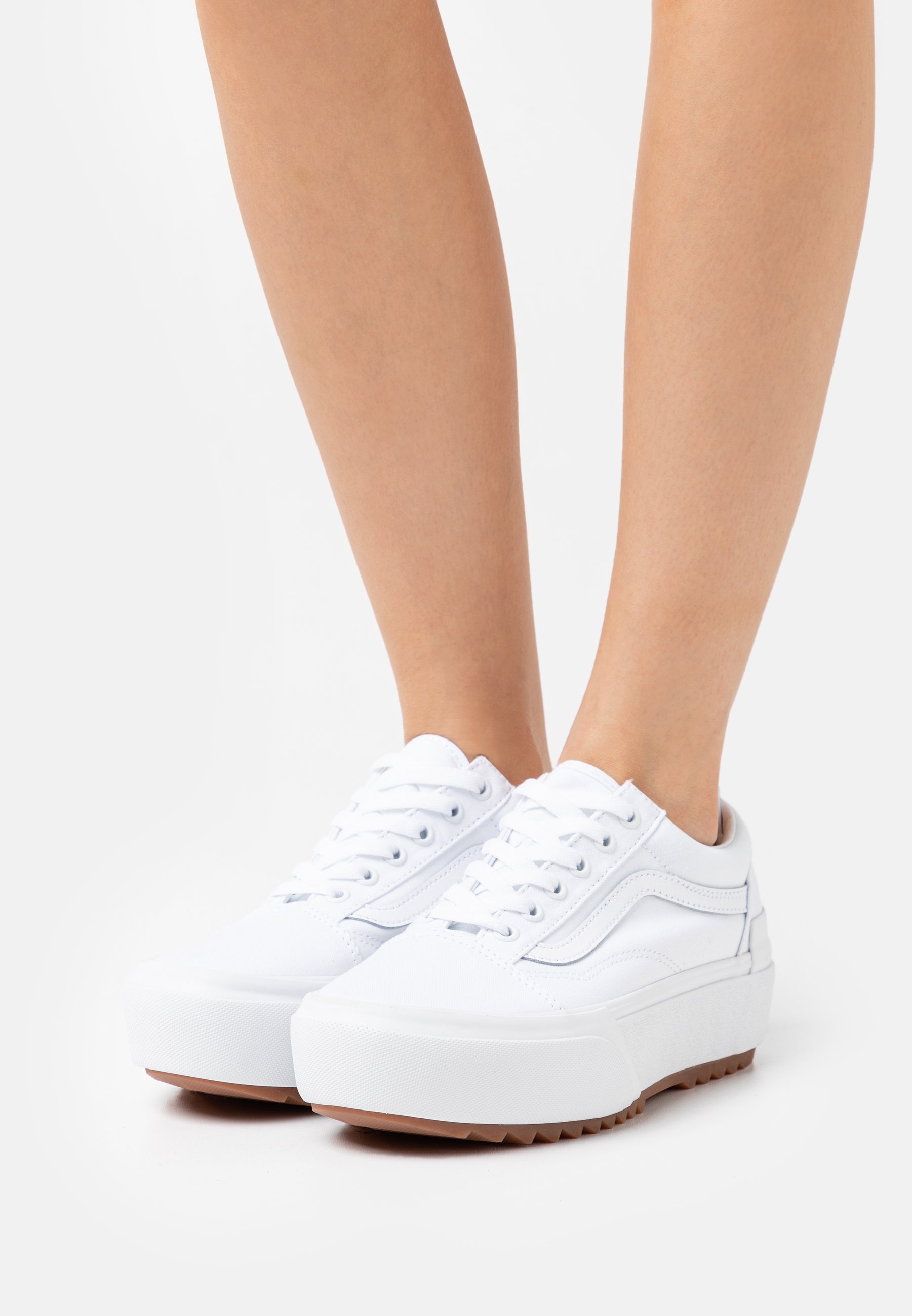 Vans SKOOL STACKED Zapatillas - true white/blanco - Zalando.es