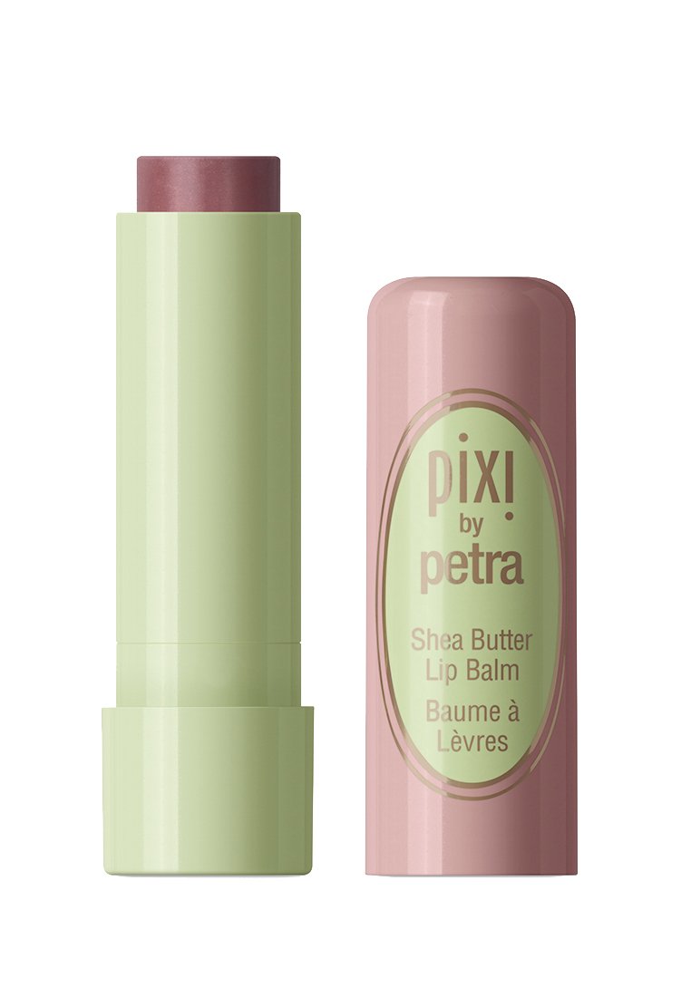 Pixi SHEA BUTTER LIP BALM Lippenbalsem natural rose/donkerroze