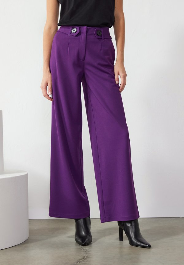 Trousers - dark purple