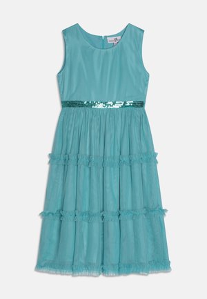 happy girls PARTY DRESS WITH RUFFLES AND SEQUINS - Vestito elegante - petrol