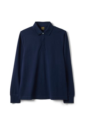 OVS, MEN’S LONG-SLEEVE POLO SHIRT, REGULAR FIT - Maglietta a manica lunga - navy blue