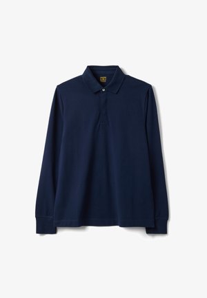 OVS, MEN’S LONG-SLEEVE POLO SHIRT, REGULAR FIT - Maglietta a manica lunga - navy blue