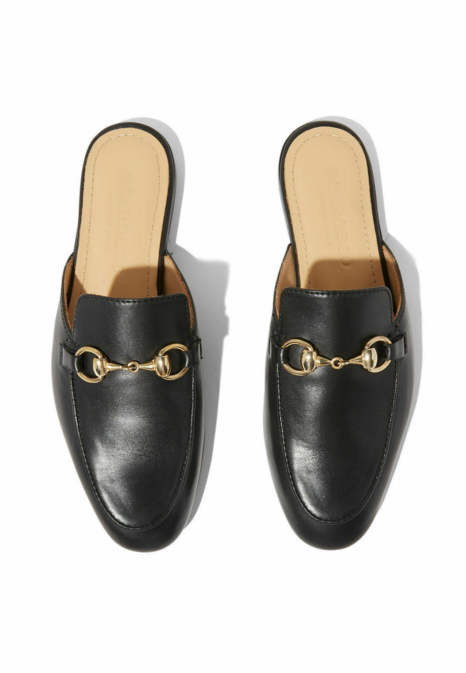 サンダル・ミュール SCAROSSO FW23 Serena Black (SERENAMULEBLACALF) Scarosso SERENA - Pantolette flach - black calf/schwarz