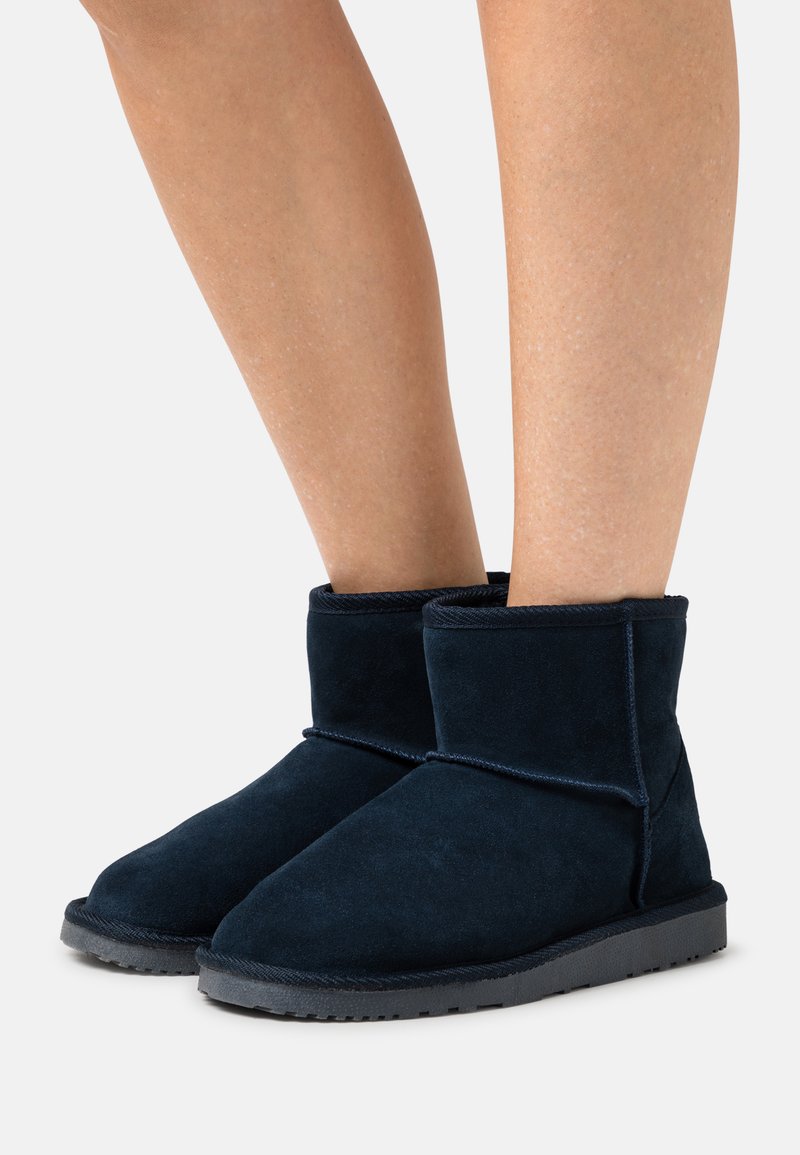 Even&Odd LEATHER  - Botas clássicas de cano curto - dark blue