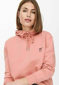 ONLY LOGOPRINT - Hoodie - rosette