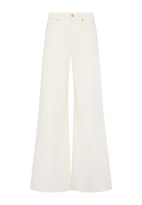 7 for all mankind WIDE  WILLOW  - Flared Jeans - white