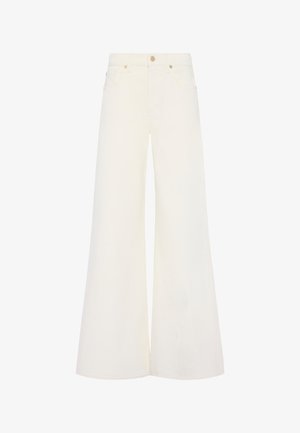 7 for all mankind WIDE WILLOW - Flared jeans - white