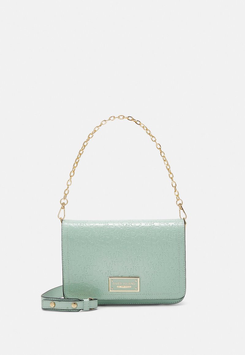 River Island Handbag green Zalando.ie