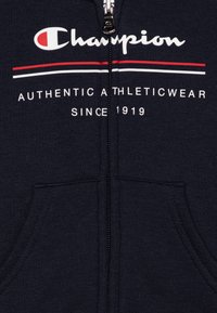 Champion GRAPHIC HOODED FULL ZIP SUIT UNISEX SET - Vetoketjullinen college - dark blue
