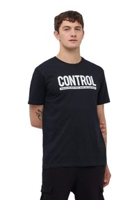 Terranova CON SCRITTA - T-shirt con stampa - nero