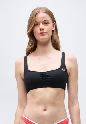 SO BEACH BRALETTE TANK - Sutien costum de baie din două piese - anthracite