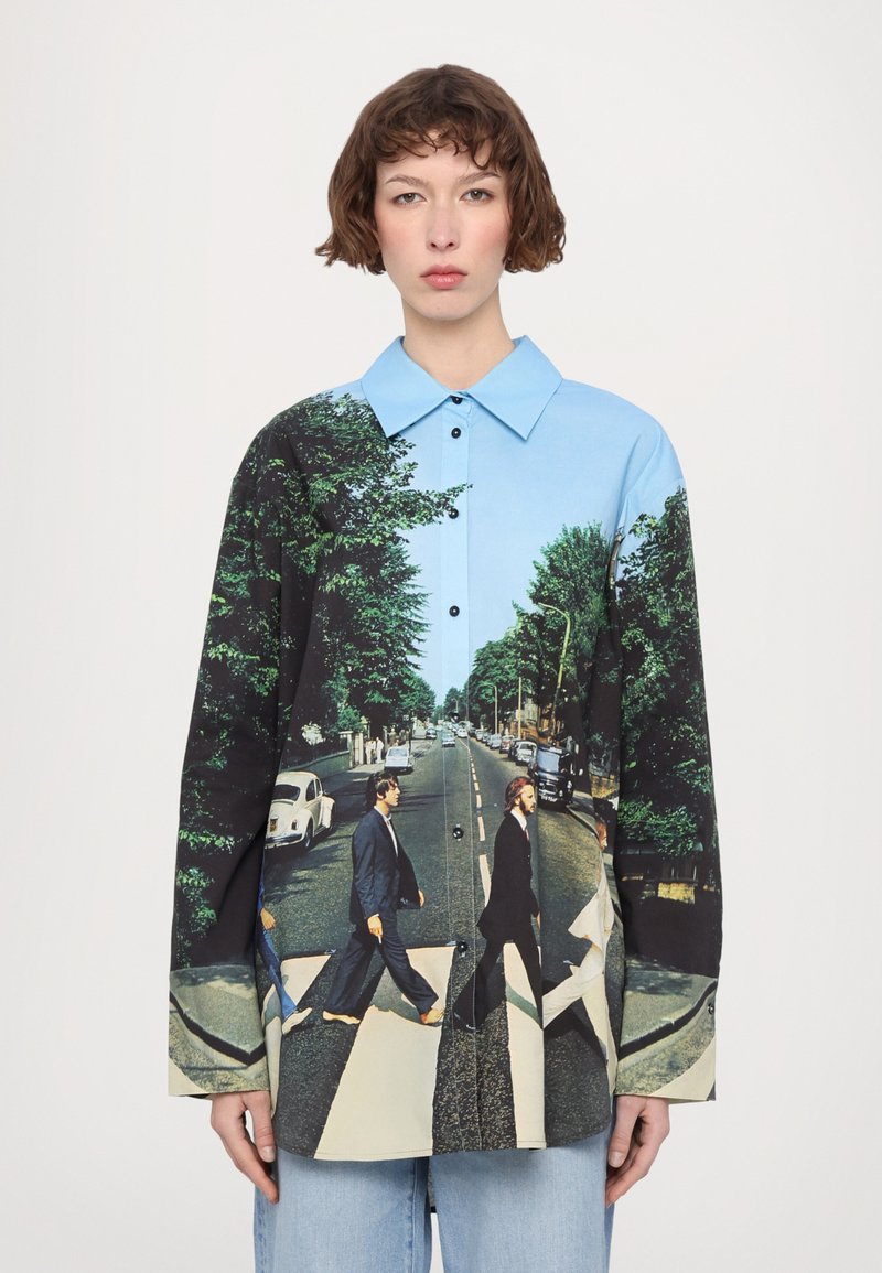 Alice + Olivia FINELY LONG SHIRT - Blusa - multi coloured
